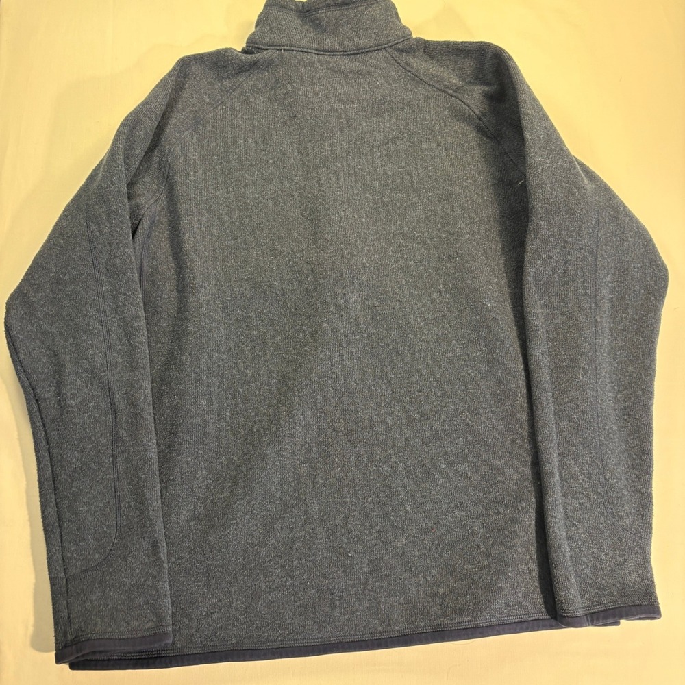 Patagonia Better Sweater 1/4 Zip Fleece Pullover Mens Large Navy Blue 25527 - Picture 5 of 5